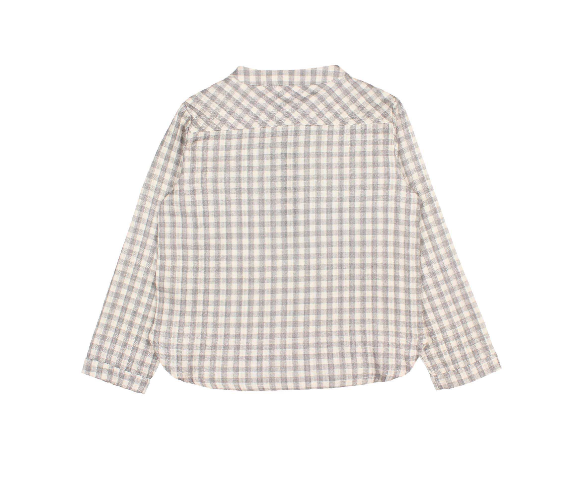 Grey Vichy Boy's Shirt
