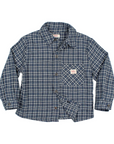 Buho Navy Tartan Boy's Shirt