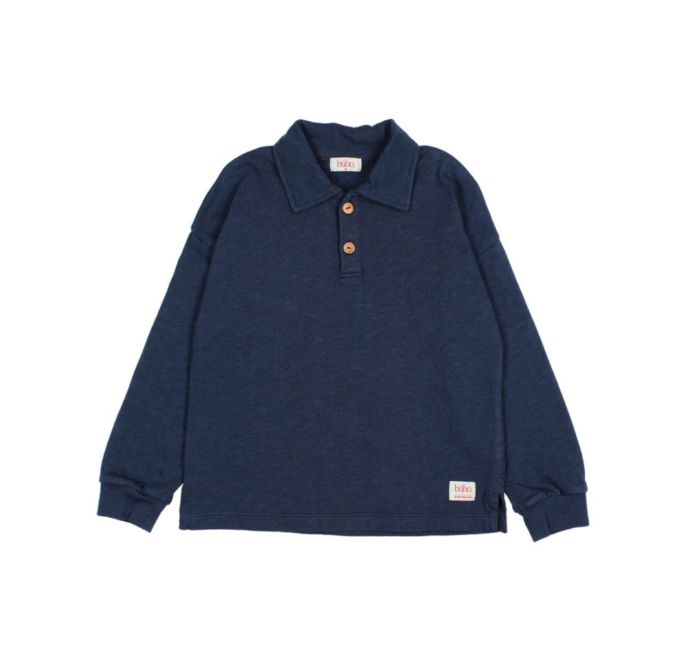 Buho Navy Boy's Casual Polo