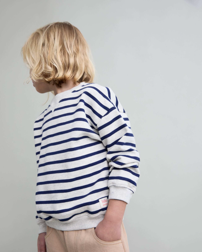 Buho Navy Marine Striped Sailor Boy's Sweatshirt