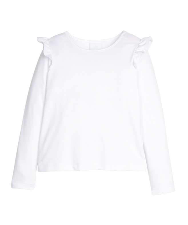White Long Sleeve Tilly Top