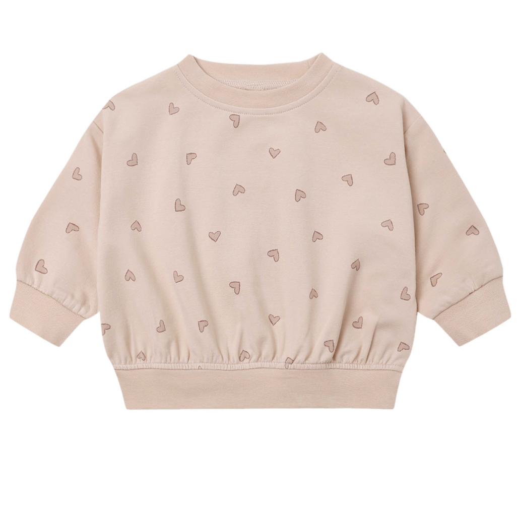 Relaxed Hearts Sweatshirt Sets