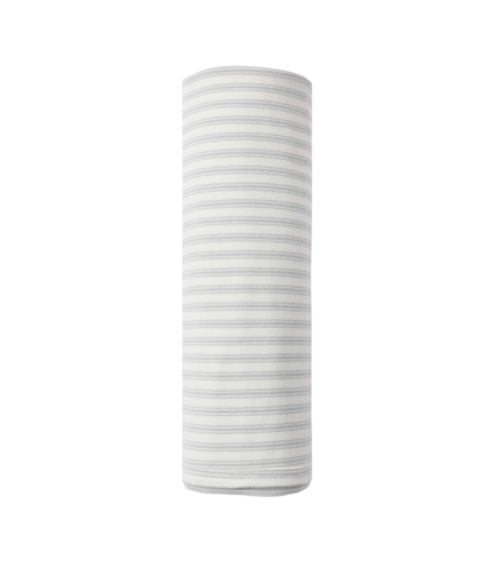 Cloud Stripe Swaddle Blanket