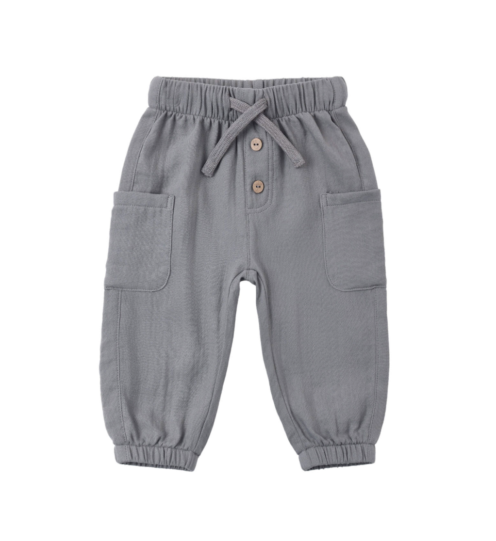 Luca Slate Button Pant