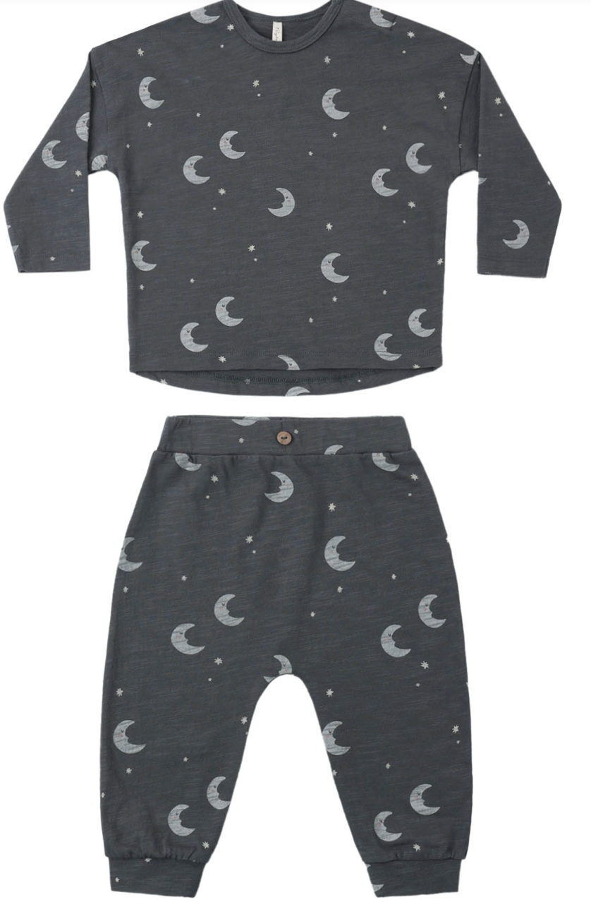 Moons Tee &amp; Pant Set