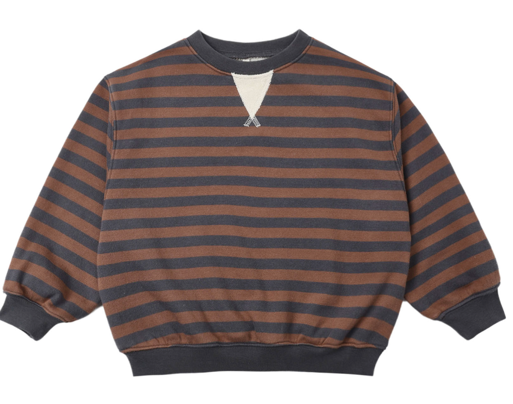 Mulberry Stripe Sweatshirt