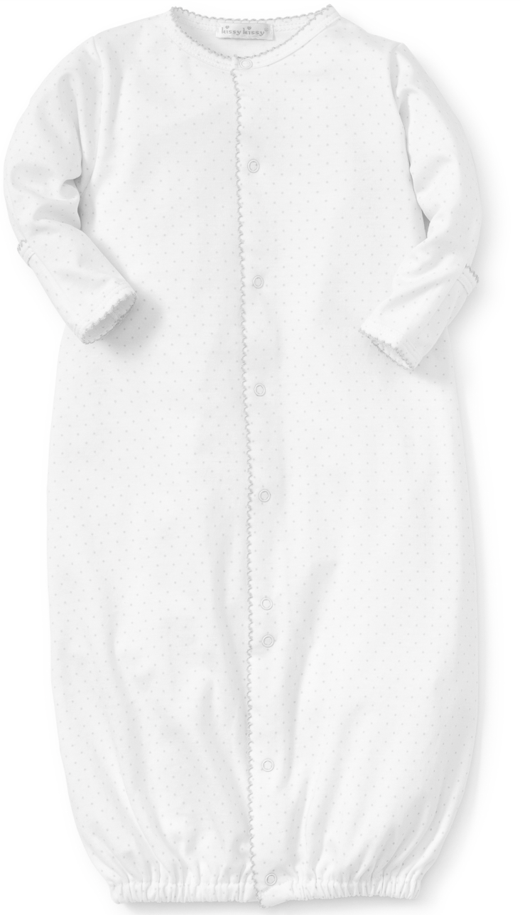 Kissy Kissy Grey Dot Converter Gown