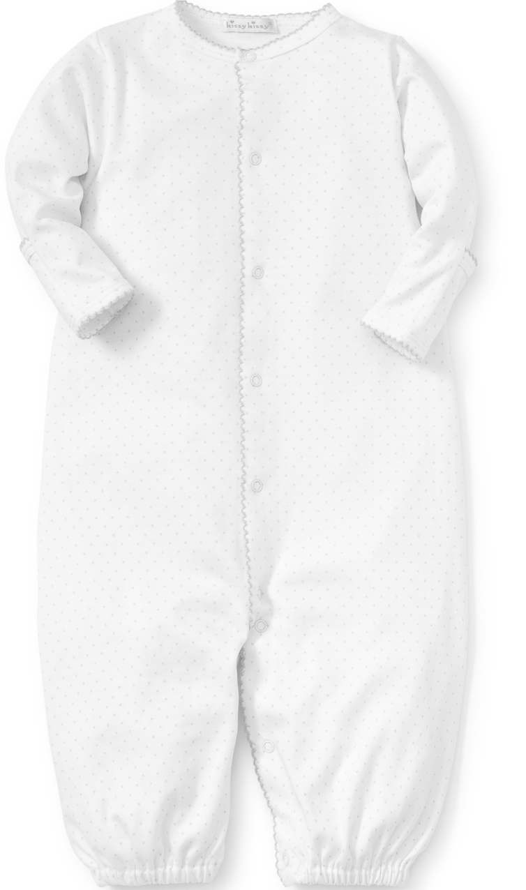 Kissy Kissy Grey Dot Converter Gown