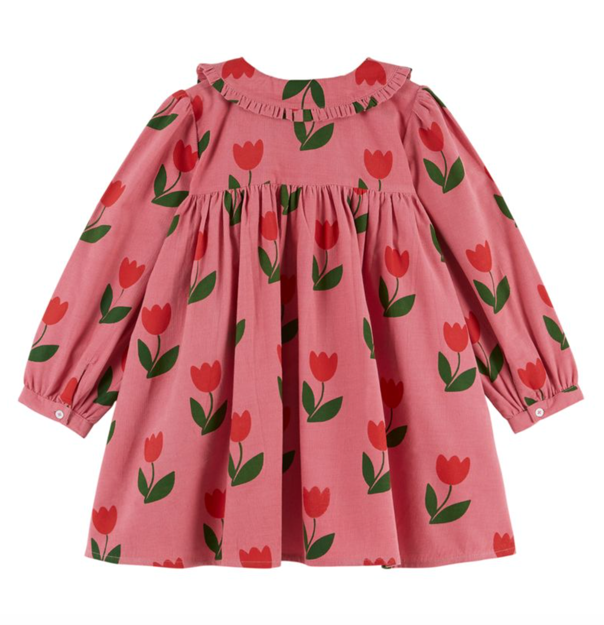 Grande Tulip Fine Corduroy Swing Dress