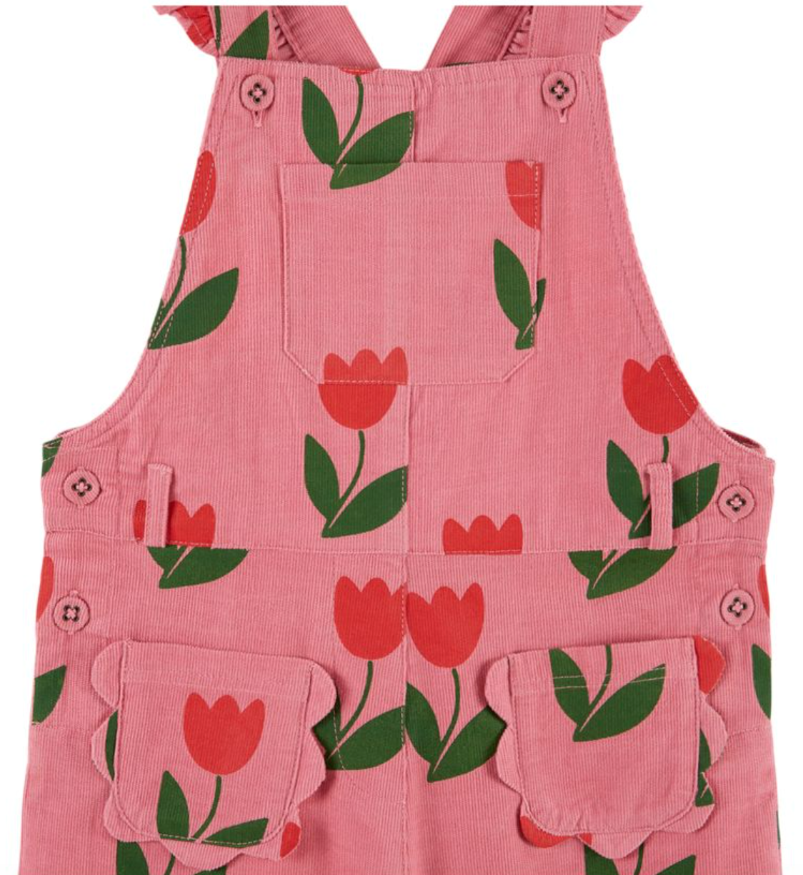 Grande Tulip Fine Corduroy Overalls