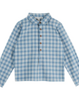Blue Check Boy's Shirt