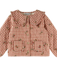 Vichy Embroidered Quilted Jacket