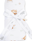 Little Explorer Fox Bamboo Swaddle Blanket