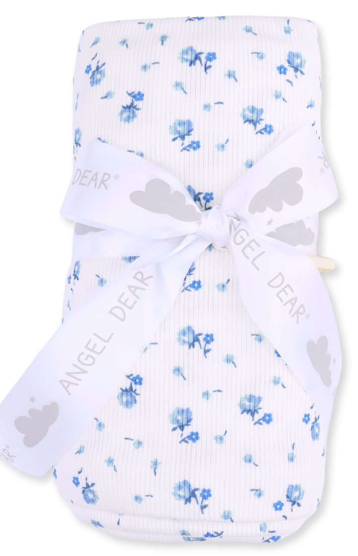 Joli Rosette Ribbed Bamboo Swaddle Blanket