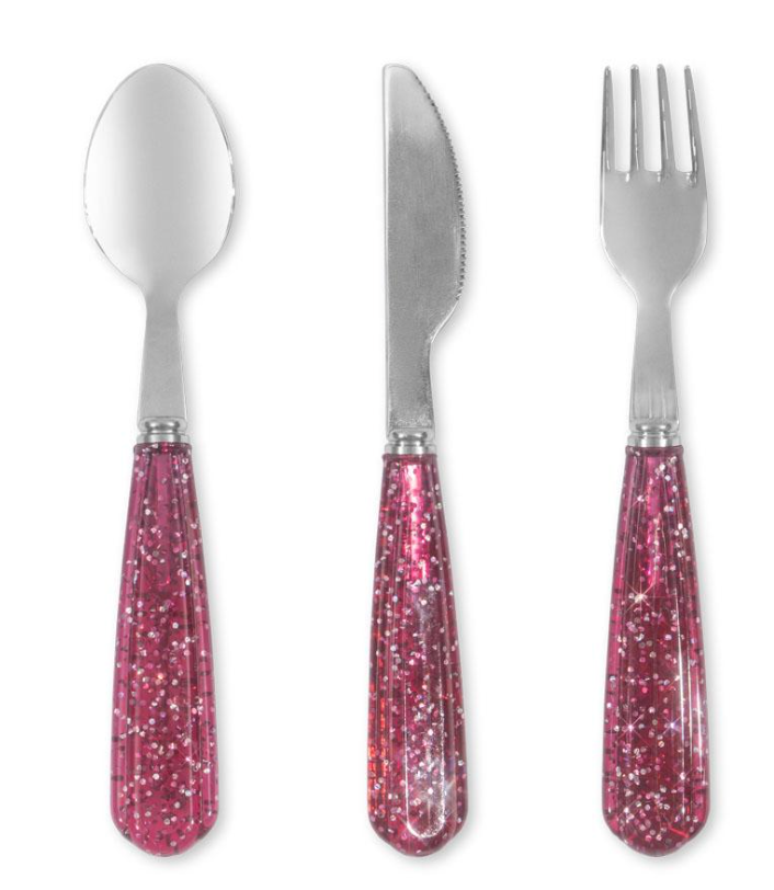 Glittery Utensil Set