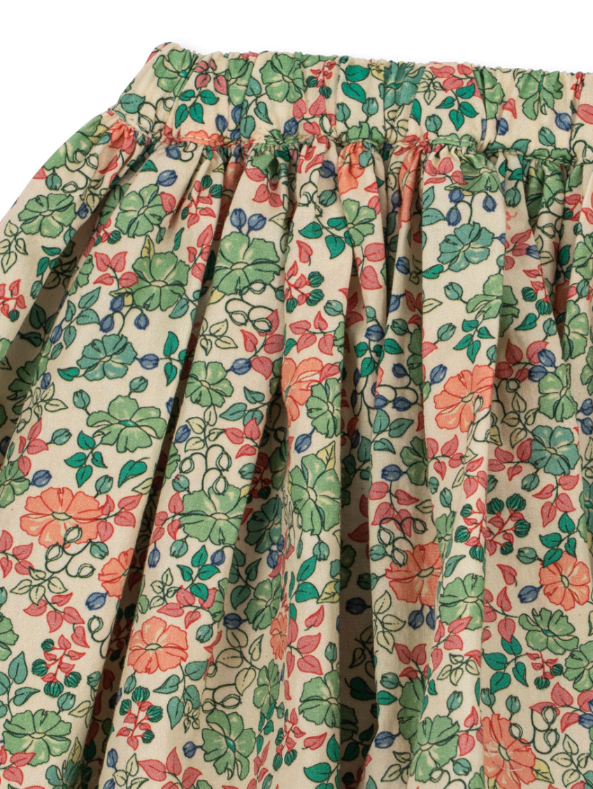 Organic Cotton Ponza Floral Skirt