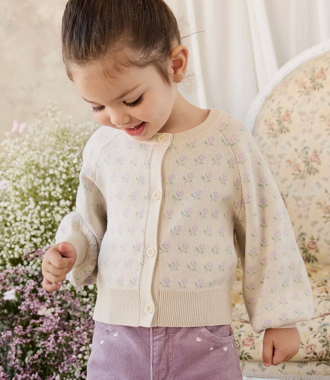 Vanilla Evie Knitted Cardigan