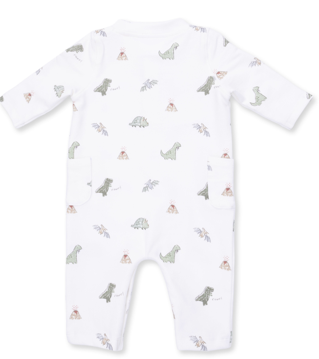 Dino Sweatshirt Romper