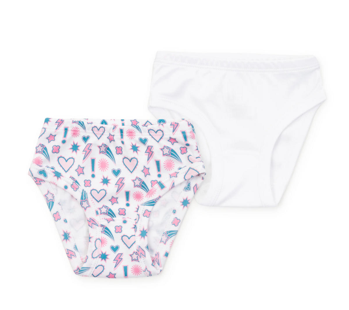 Cosmic Crush/White Underwear Set