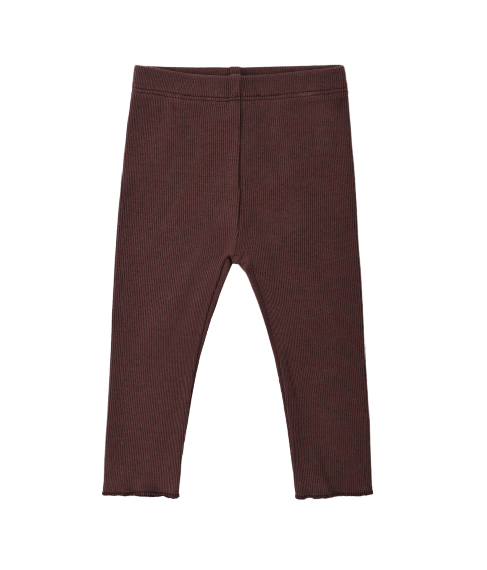 Black Cherry Ribbed Legging