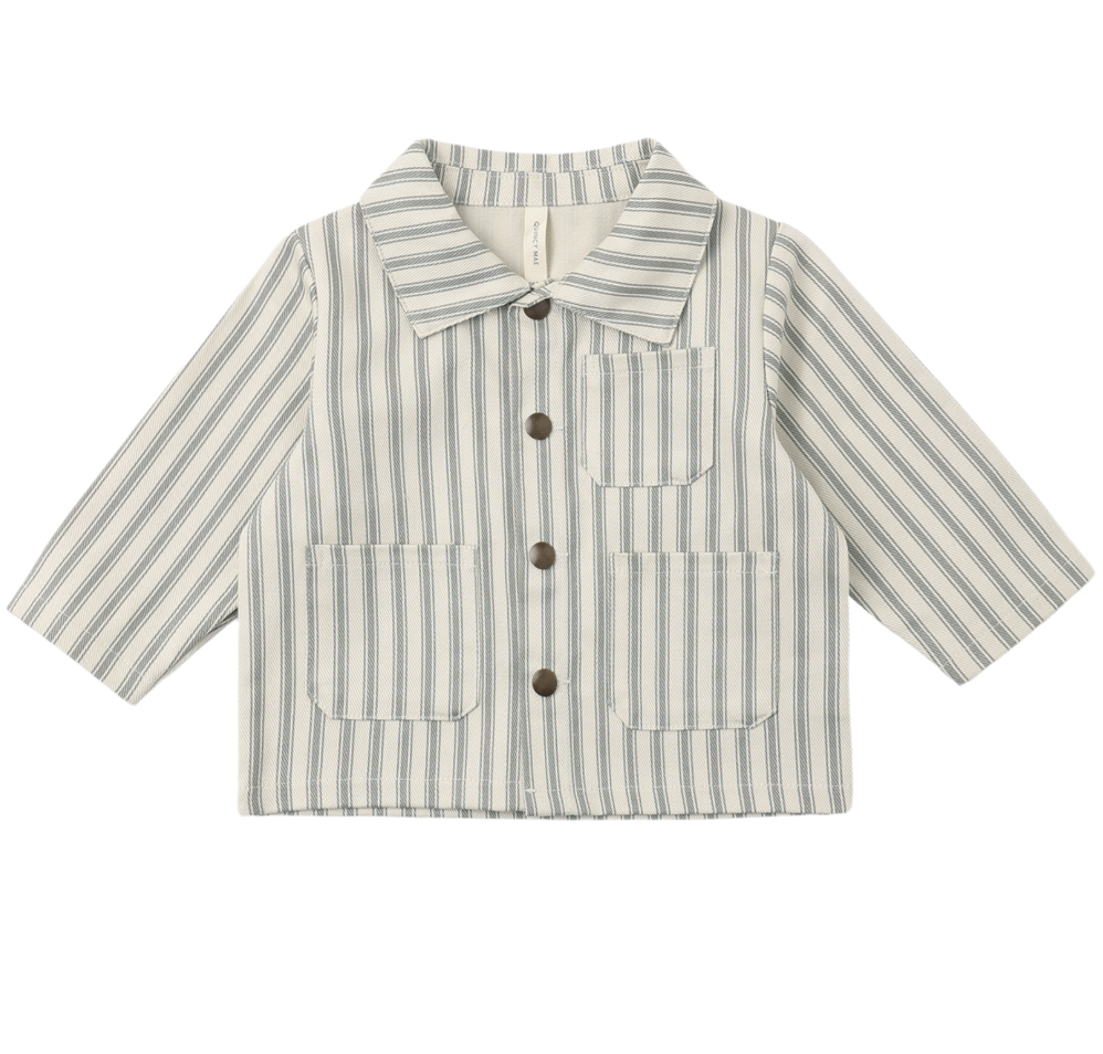 Laurel Pinstripe Utility Jacket