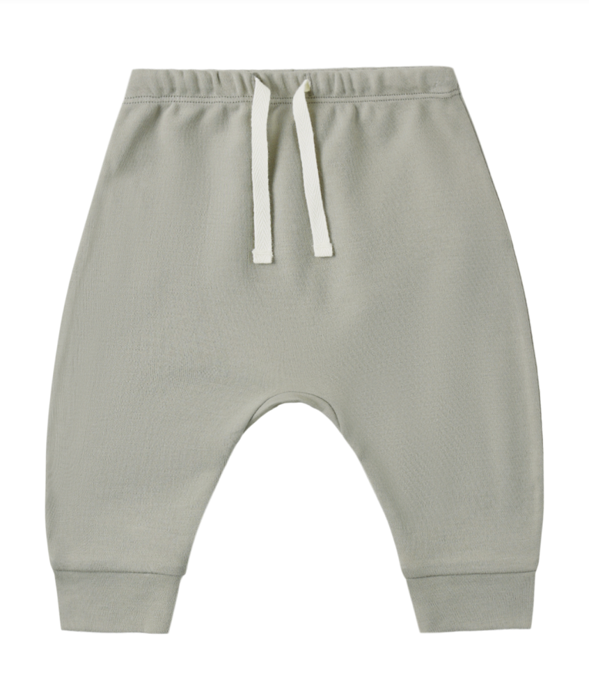 Laurel Green Drawstring Baby Pant