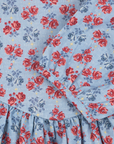 Avi Blue Floral Bow Back Dress