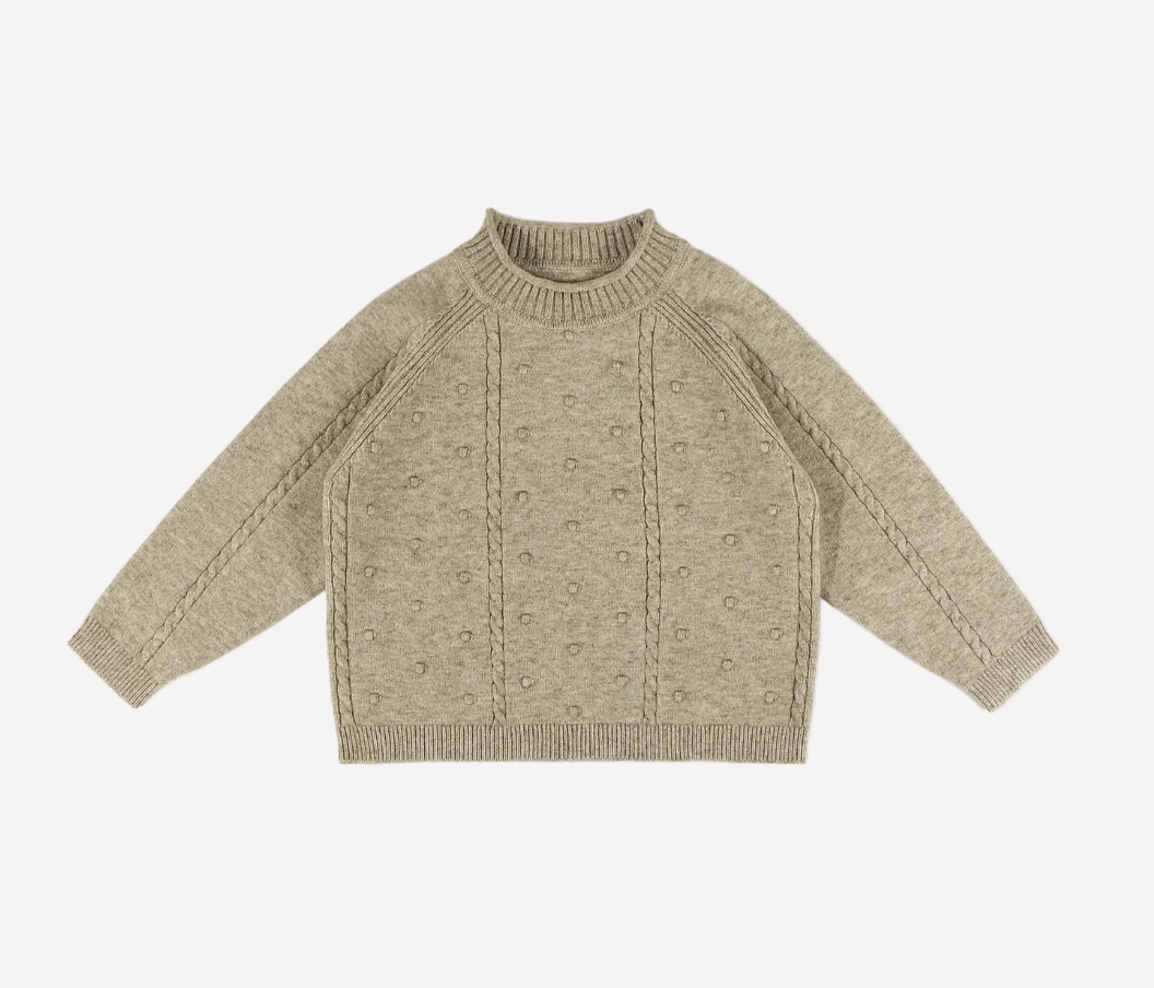 Sesame Melange Sagee Sweater