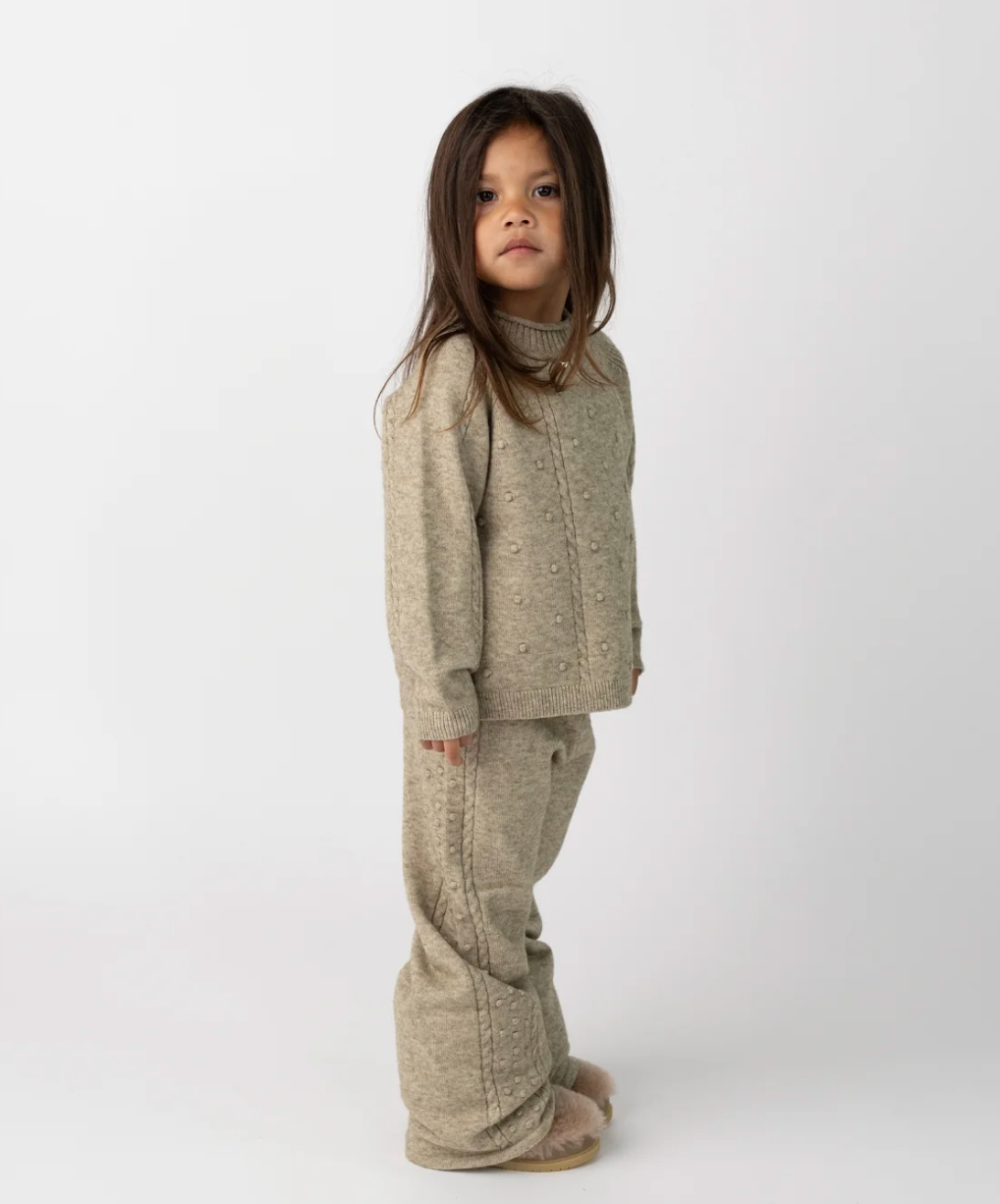 Sesame Melange Sagee Sweater