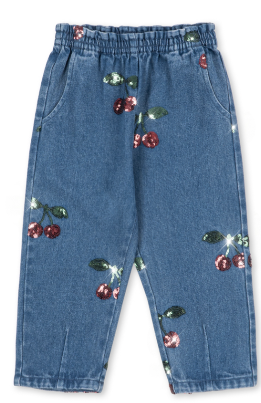 Magot Sequin Cherry Jeans