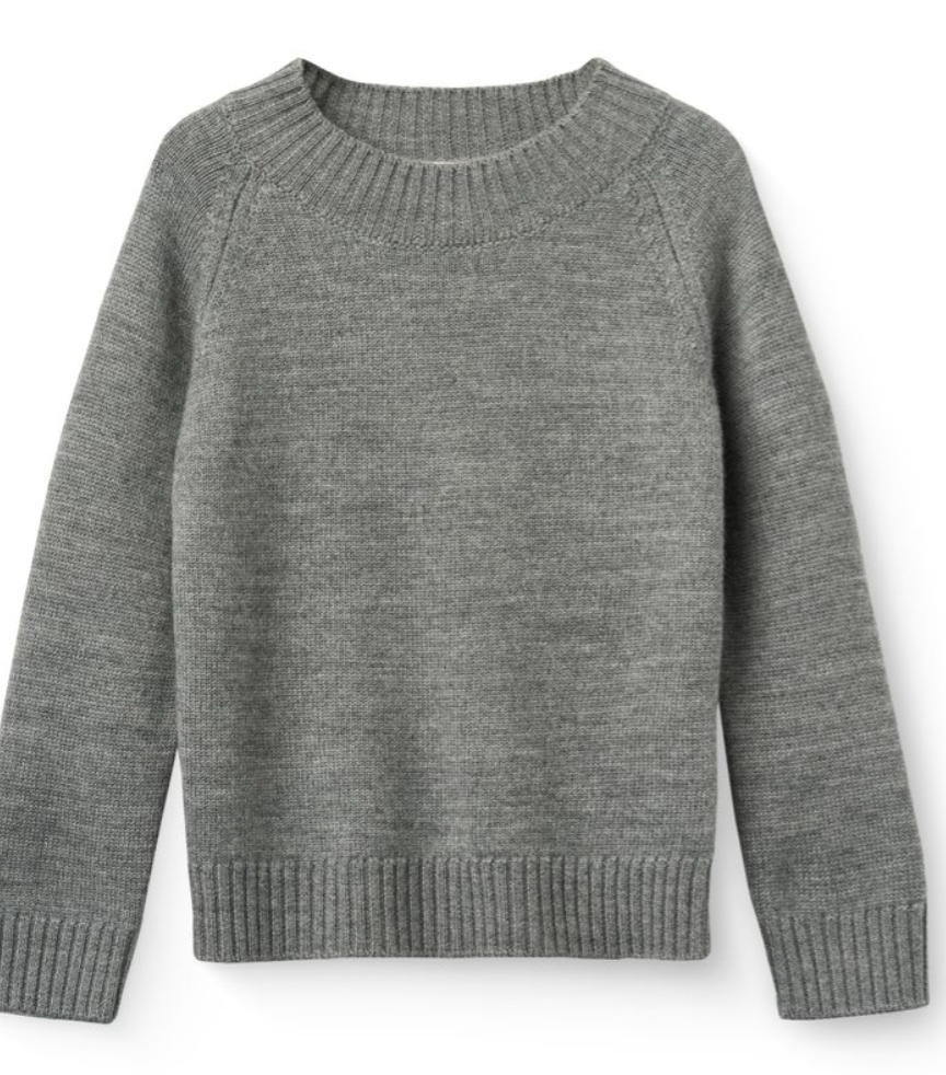 Merino Wool Grey Sweater
