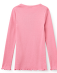 Hot Pink Ribbed T-Shirt