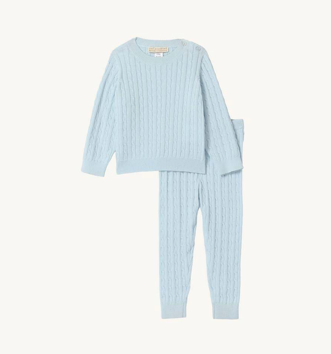 Buckhead Blue Crawford Cable Knit Set
