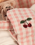 Gingham Stroller & Poppy Doll Set