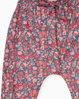 Navy Floral Forna Baby Girl Trousers