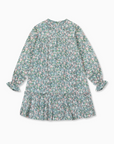 Belia Green Floral Smocked Dress