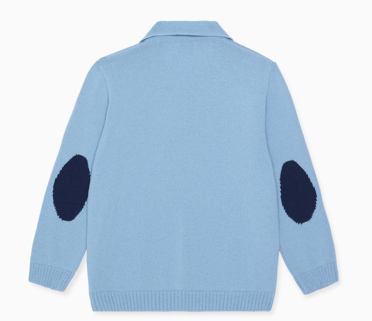 Dusty Blue Brio Merino Boy Jumper | La Coqueta