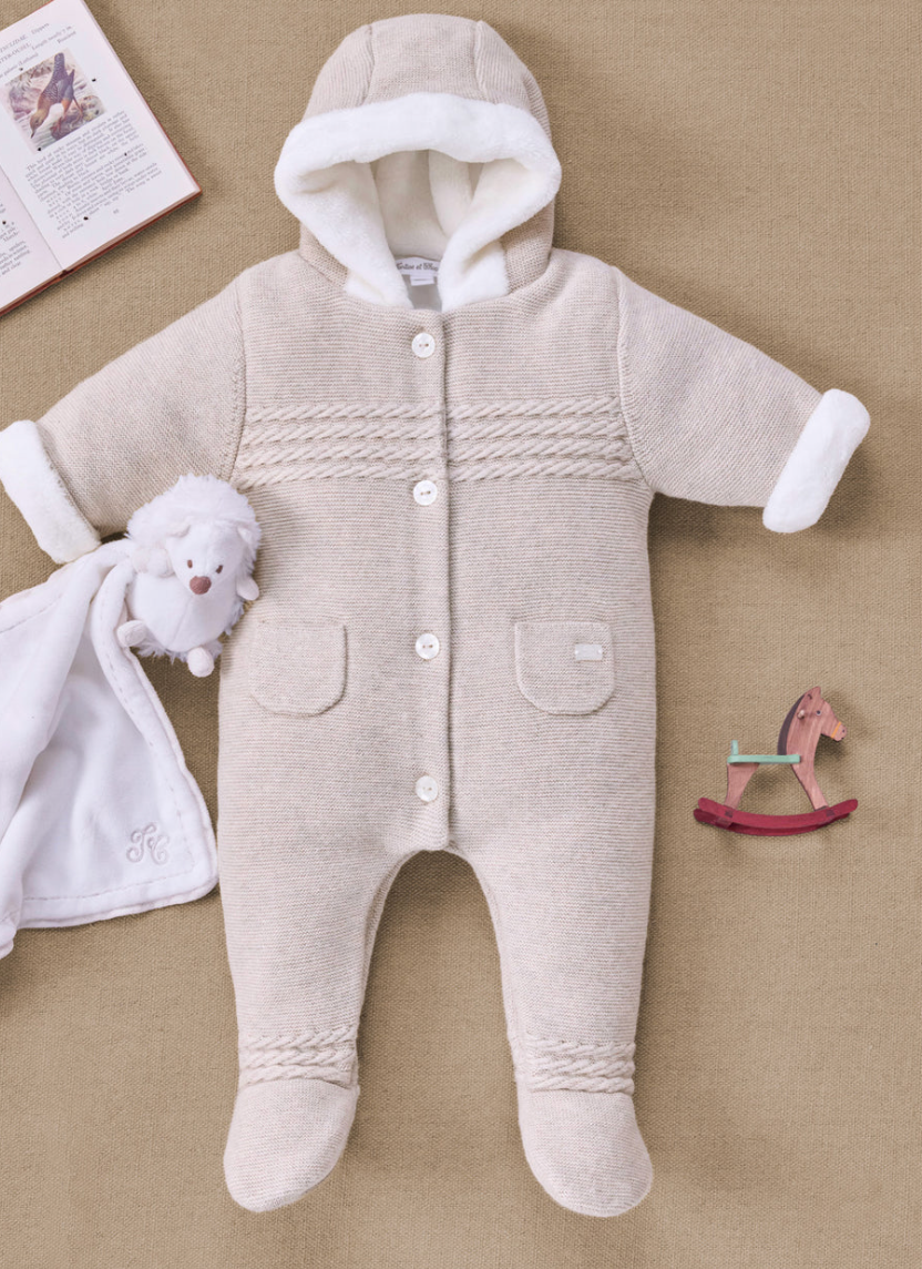 Beige Cotton Cashmere Bunting
