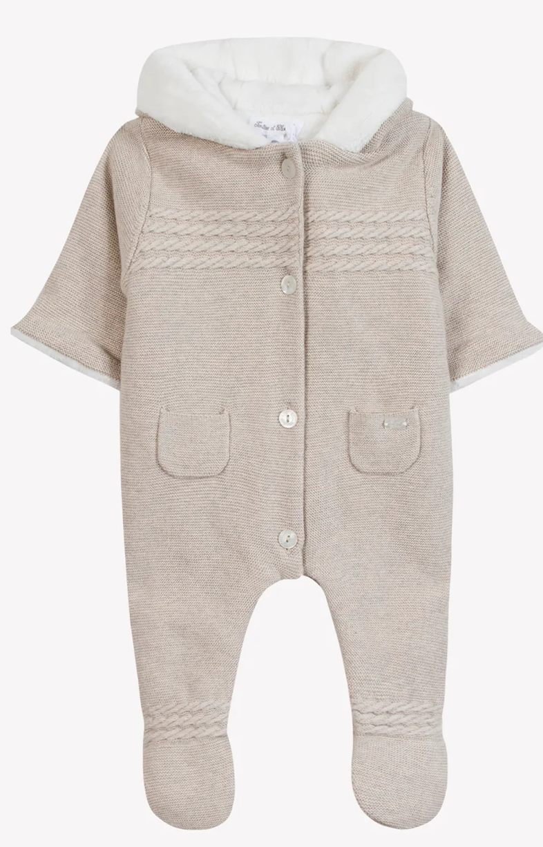 Beige Cotton Cashmere Bunting