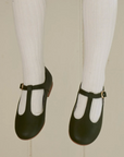 White Ribbed Kids Tights