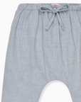 Dusty Blue Alex Baby Trousers | La Coqueta