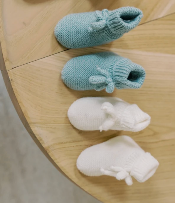 Rimevera Merino Baby Booties | La Coqueta
