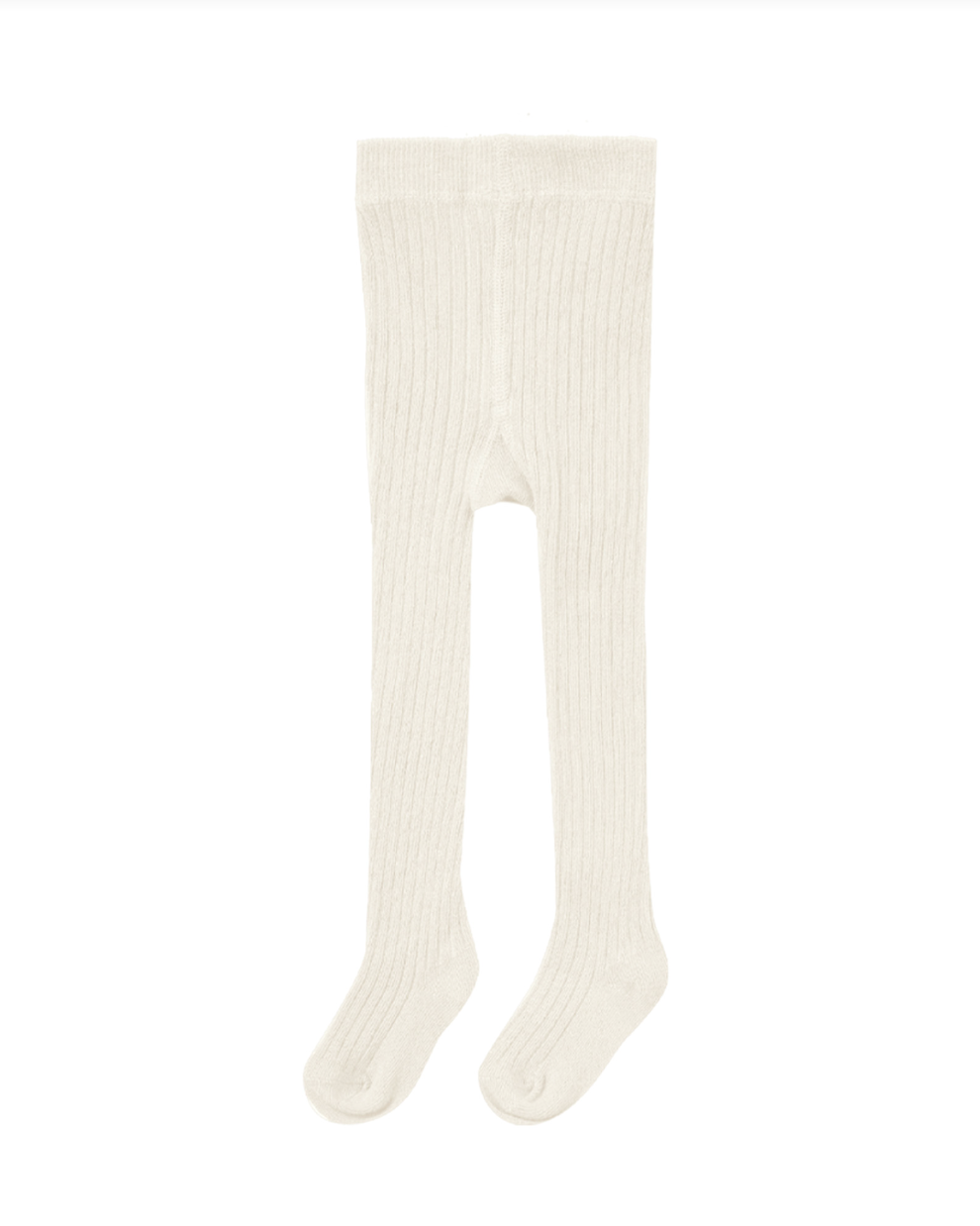 Mae Ribbed Ivory Tights