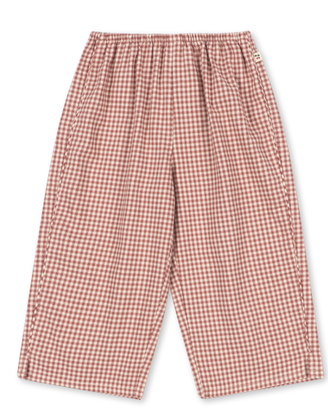 Foret Red Flanel Check Pant