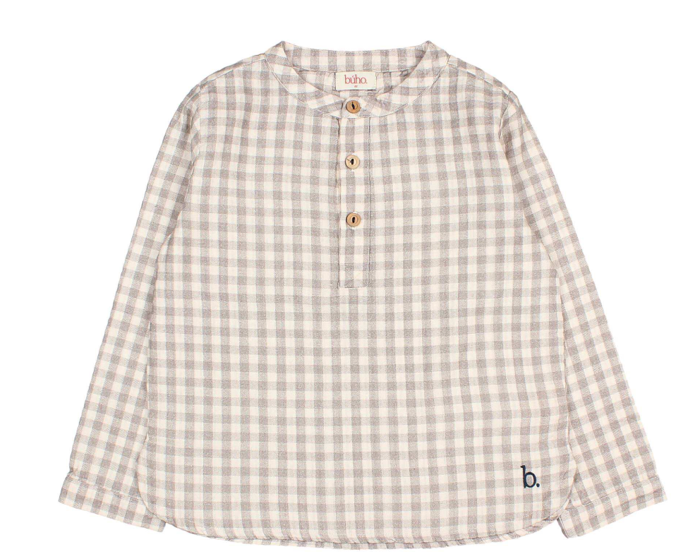 Buho Grey Vichy Shirt