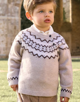 Tan Fair Isle Sweater