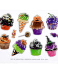 Halloween Spooky Treats Puffy Stickers