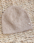 Textured Cashmere Cap