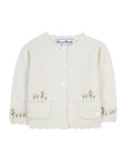 Floral Embroidered Cardigan