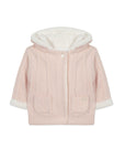 Pink Cotton Cashmere Baby Jacket